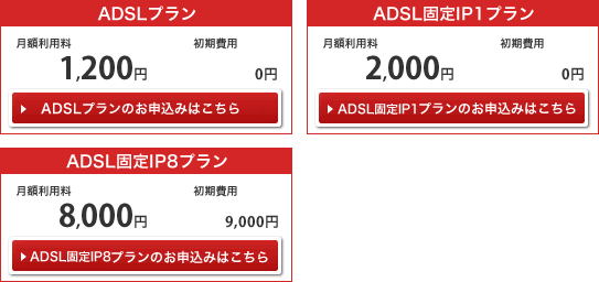 フレッツADSLコース